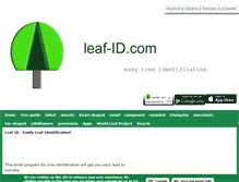 Tablet Screenshot of leaf-id.com